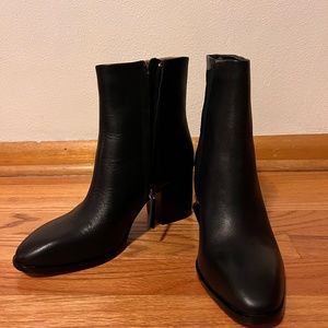 JCrew black ankle boots size 6